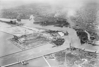Historical Photo of Port Milwaukee Harbor