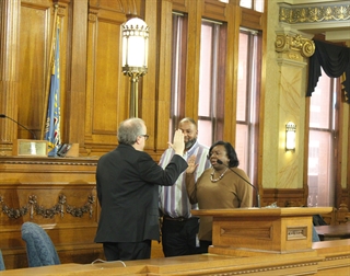 Jackie Q. Carter Swearing-In as Port Milwaukee Director
