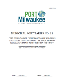 2022 Port Tariff Teaser Image